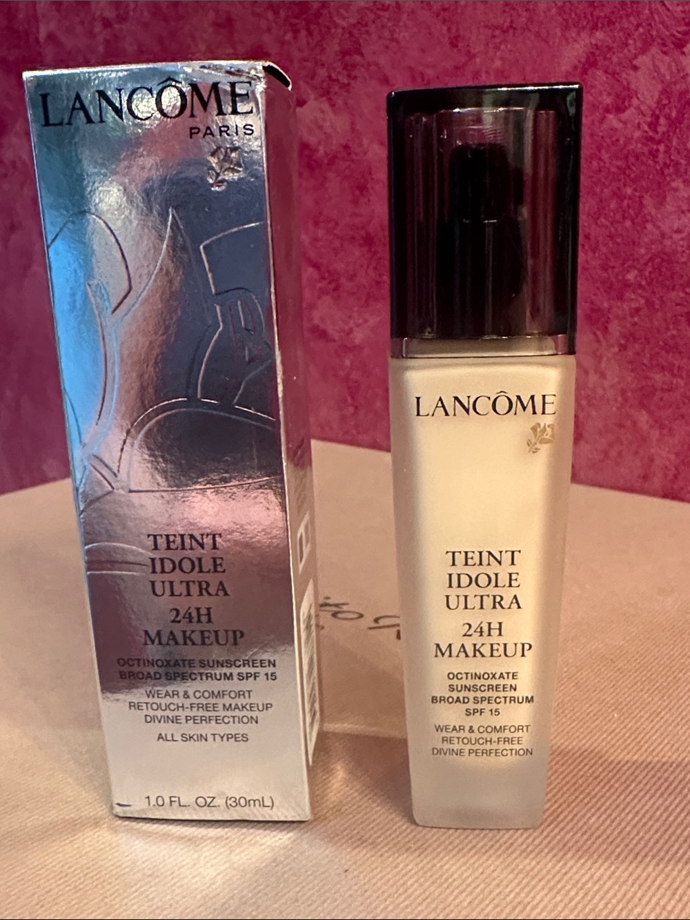 Lancome Teint Idole Ultra 24H Makeup - Light Beige Ivoire. - Picture 2 of 3